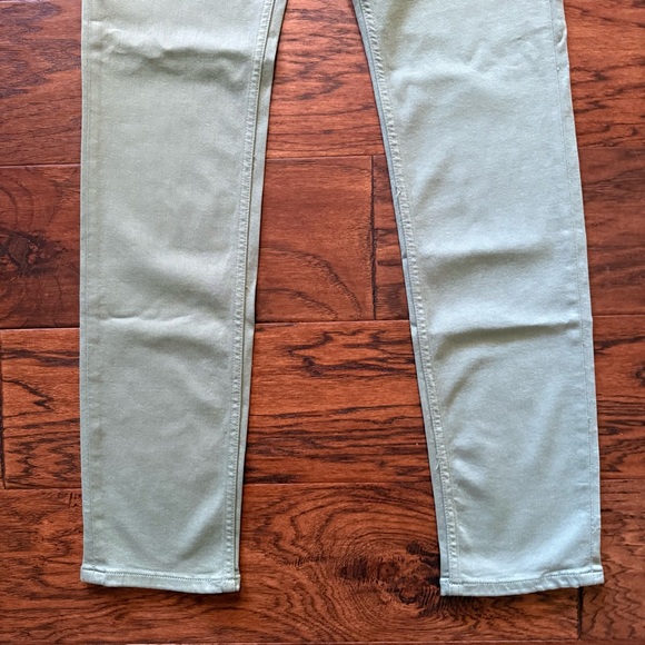 PAIGE Men's Size 28 Quiet Sea Green Transcend Lennox Slim Leg Jean - Picture 4 of 10